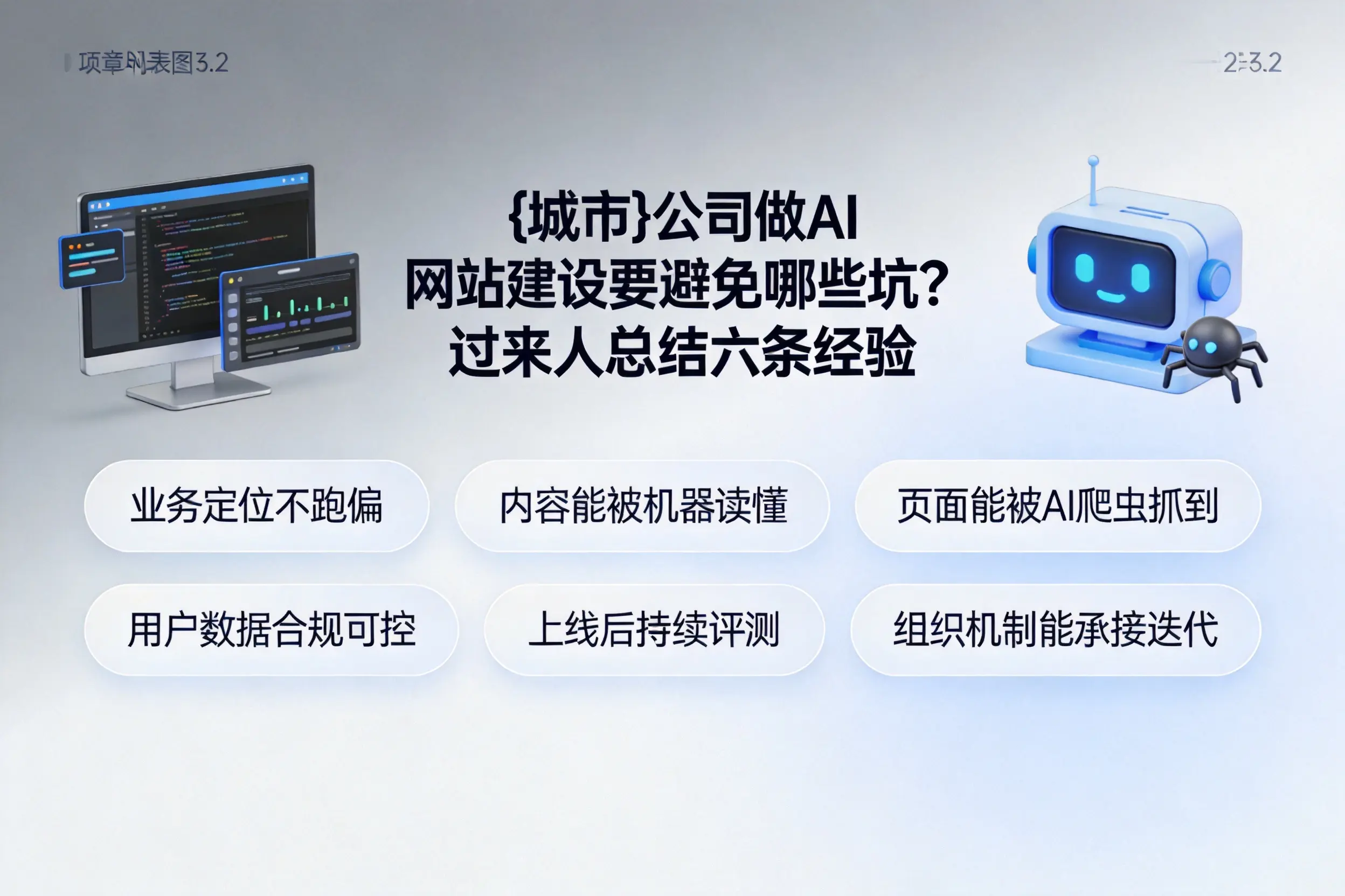 阳泉公司做AI网站建设要避免哪些坑？过来人总结六条经验