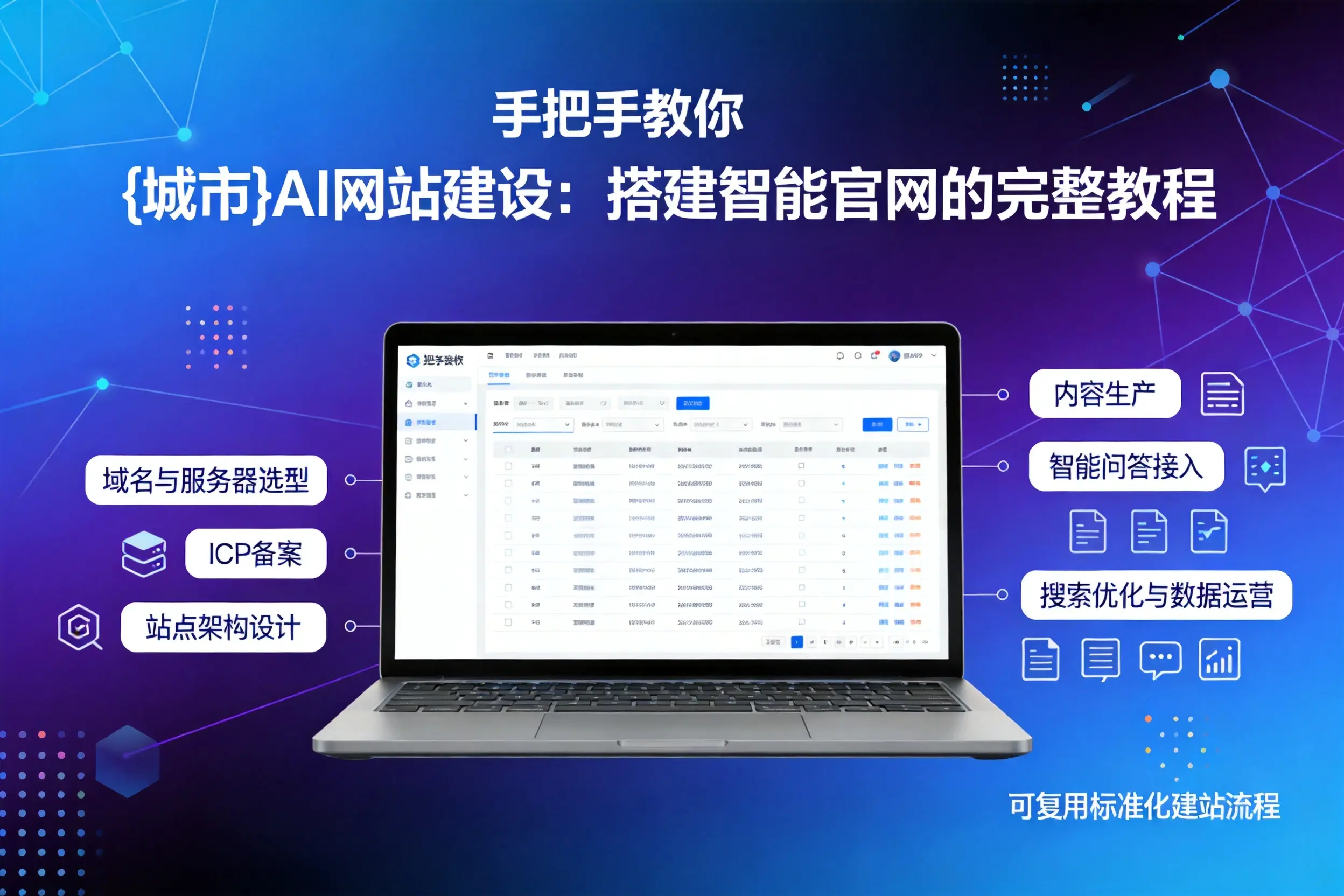 手把手教你阳泉AI网站建设：搭建智能官网的完整教程