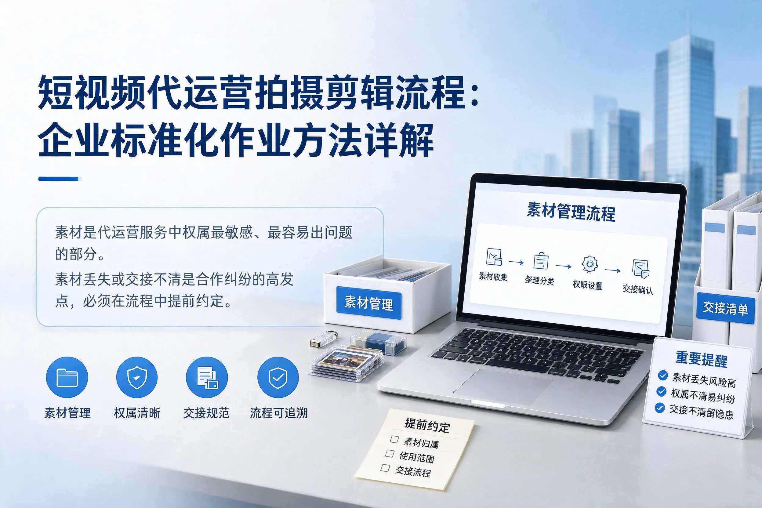 短视频代运营拍摄剪辑流程:阳泉企业标准化作业方法详解