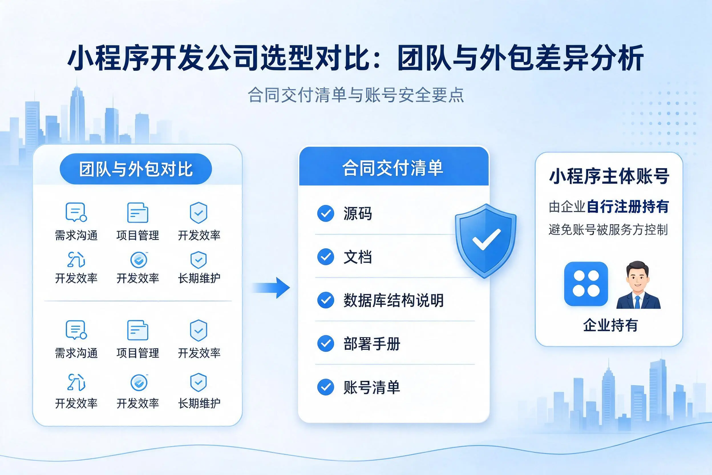 阳泉小程序开发公司选型对比：团队与外包差异分析