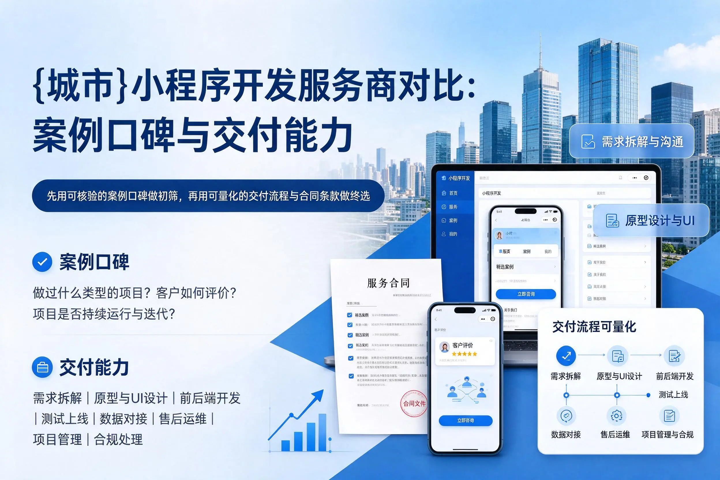 阳泉小程序开发服务商对比：案例口碑与交付能力