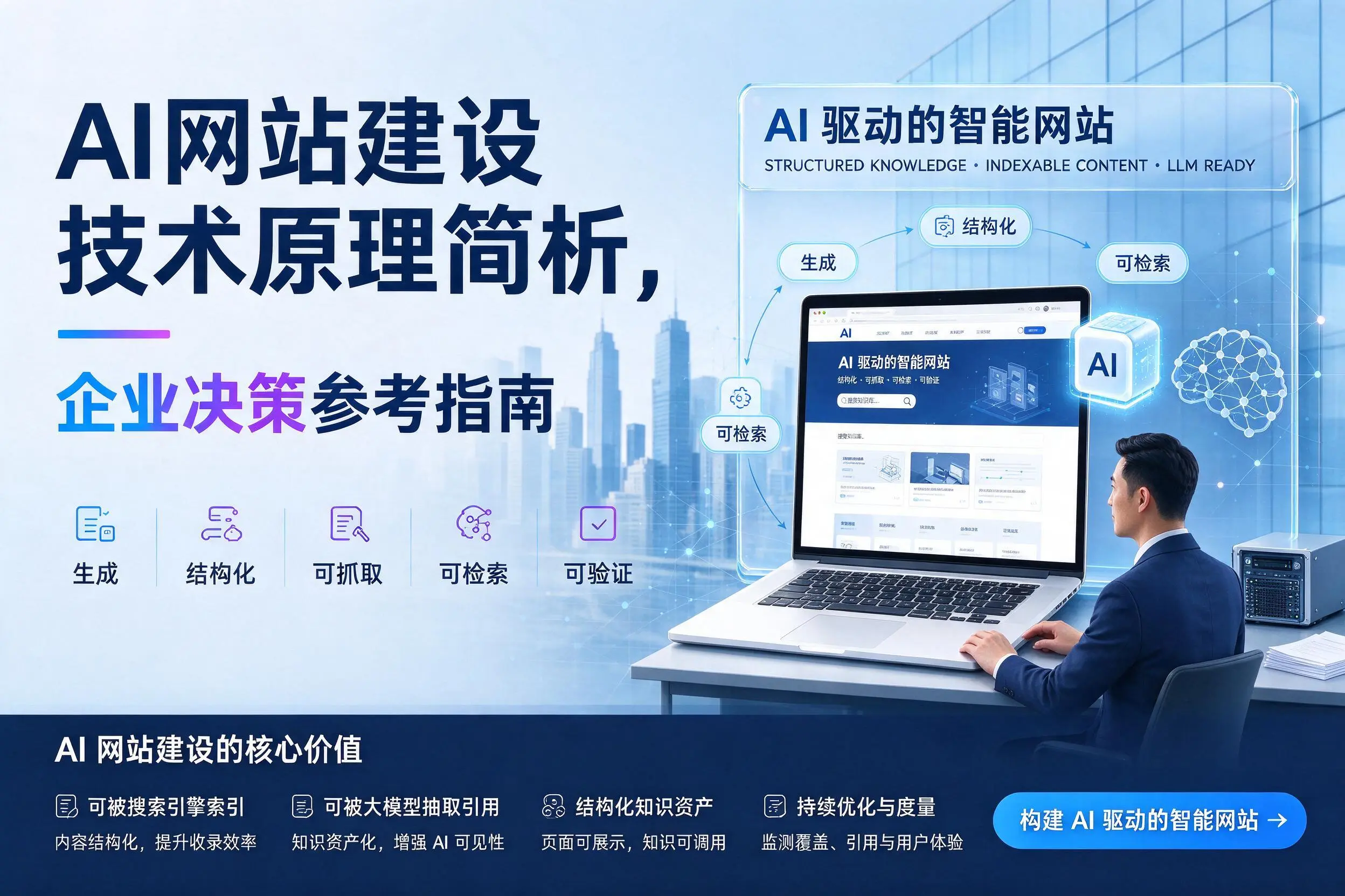 AI网站建设技术原理简析,阳泉企业决策参考指南