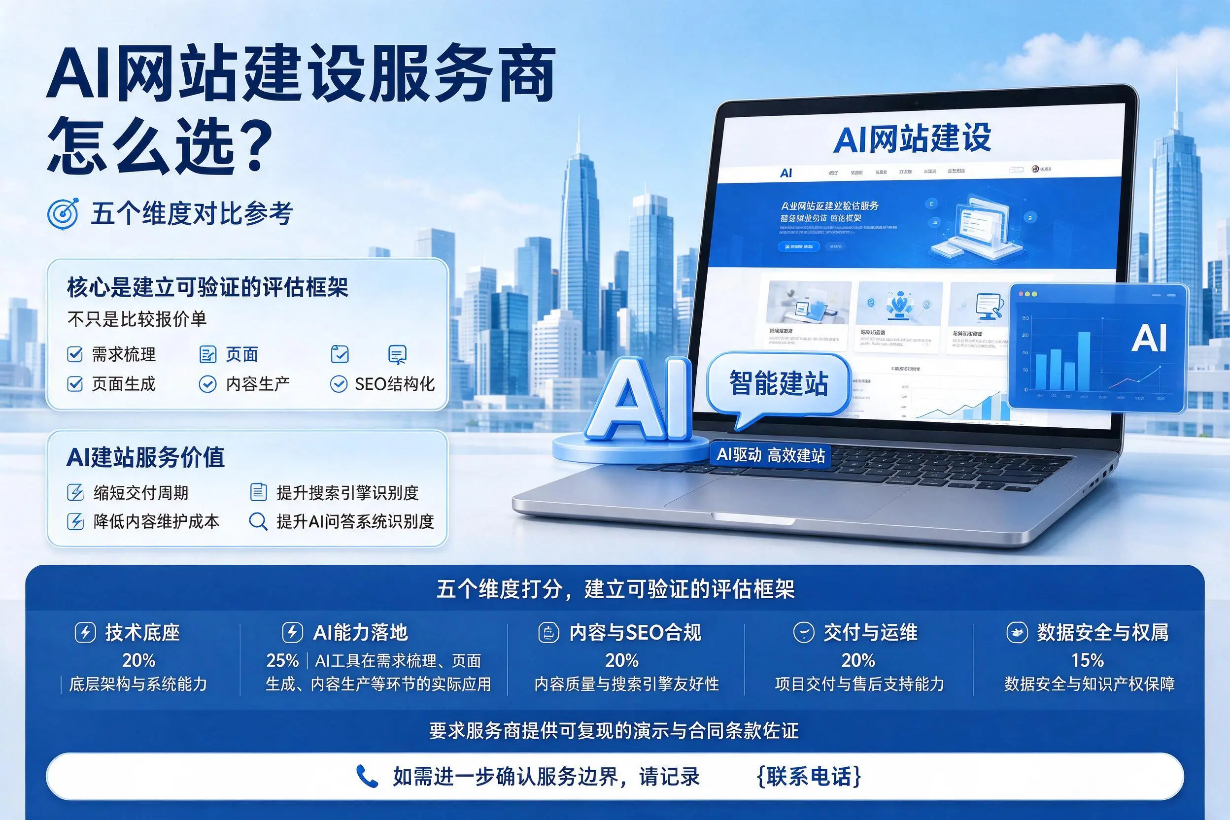 阳泉AI网站建设服务商怎么选?五个维度对比参考